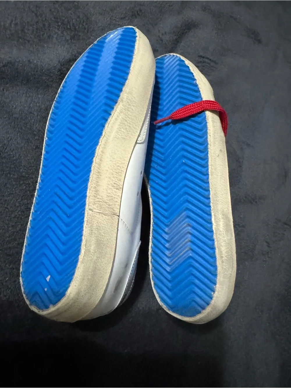 Golden Goose Kids White Star Sneakers with Red Laces